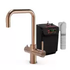 Alt Tag Template: Buy Ellsi 3 in 1 Instant Boiling Hot Water Kitchen Sink Mixer Tap, Brushed Copper Finish by Ellsi for only £356.91 in Kitchen, Kitchen Taps, ELLSI Designer Sinks & Taps, ELLSI Hot Water Taps, Instant boiling water tap at Main Website Store, Main Website. Shop Now