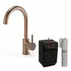 Alt Tag Template: Buy Ellsi Sole Single Lever 3 in 1 Instant Hot Water Kitchen Tap, Brushed Copper Finish by Ellsi for only £523.20 in Kitchen, Kitchen Taps, ELLSI Designer Sinks & Taps, ELLSI Hot Water Taps, Instant boiling water tap at Main Website Store, Main Website. Shop Now