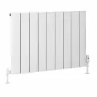 Alt Tag Template: Buy Eastbrook Peretti Aluminium Matt White Horizontal Designer Radiator 600mm H x 850mm W Electric Only - Standard by Eastbrook for only £506.30 in Eastbrook Co., Electric Standard Radiators Horizontal at Main Website Store, Main Website. Shop Now