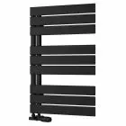 Alt Tag Template: Buy Reina Pettino Steel Black Straight Heated Towel Rail 823mm H x 550mm W, Central Heating by Reina for only £156.24 in Towel Rails, Reina, Designer Heated Towel Rails, Black Designer Heated Towel Rails, Reina Heated Towel Rails at Main Website Store, Main Website. Shop Now