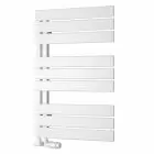 Alt Tag Template: Buy Reina Pettino Steel White Straight Heated Towel Rail 823mm H x 550mm W, Electric Only - Standard by Reina for only £226.24 in Towel Rails, Reina, Designer Heated Towel Rails, White Designer Heated Towel Rails, Reina Heated Towel Rails at Main Website Store, Main Website. Shop Now