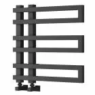 Alt Tag Template: Buy Reina Pietra Anthracite Steel Vertical Designer Heated Towel Rail 530mm H x 530mm W, Electric Only - Thermostatic by Reina for only £303.86 in Towel Rails, Electric Thermostatic Towel Rails, Reina, Designer Heated Towel Rails, Electric Thermostatic Towel Rails Vertical, Anthracite Designer Heated Towel Rails at Main Website Store, Main Website. Shop Now