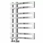 Alt Tag Template: Buy Reina Pietra Chrome Steel Vertical Designer Heated Towel Rail 720mm H x 530mm W, Electric Only - Standard by Reina for only £352.72 in Towel Rails, Reina, Designer Heated Towel Rails, Electric Heated Towel Rails, Electric Standard Designer Towel Rails, Chrome Designer Heated Towel Rails, Reina Heated Towel Rails at Main Website Store, Main Website. Shop Now