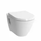 Alt Tag Template: Buy Kartell K-vit Style Wall Hung WC Pan with Soft Close Seat, White by Kartell for only £192.50 in Suites, Toilets and Basin Suites, Toilets, Kartell UK, Bathroom Accessories, Toilet Seats, Back to Wall Toilets, Kartell UK Bathrooms, Kartell UK - Toilets, Kartell UK Baths at Main Website Store, Main Website. Shop Now
