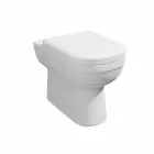 Alt Tag Template: Buy Kartell K-Vit Style Comfort Height BTW WC Pan with Soft Close Seat, White by Kartell for only £206.50 in Suites, Bathroom Accessories, Kartell UK, Toilets, Kartell UK Bathrooms, Back to Wall Toilets, Kartell UK - Toilets at Main Website Store, Main Website. Shop Now