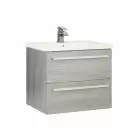 Alt Tag Template: Buy Kartell Wall Mounted Cabinet & Mid Depth Ceramic Basin 600mm x 450mm, Silver Oak by Kartell for only £349.03 in Suites, Furniture, Bathroom Cabinets & Storage, WC & Basin Complete Units, Kartell UK, Basins, Modern WC & Basin Units, Kartell UK Bathrooms, Modern Bathroom Cabinets, Kartell UK Baths at Main Website Store, Main Website. Shop Now