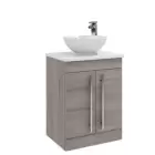 Alt Tag Template: Buy Kartell Purity F/S 2 Door Unit With Ceramic Worktop & Sit On Bowl 600mm x 450mm, Silver Oak by Kartell for only £427.45 in Furniture, Bathroom Vanity Units, Bathroom Cabinets & Storage, Modern Vanity Units, Modern Bathroom Cabinets at Main Website Store, Main Website. Shop Now