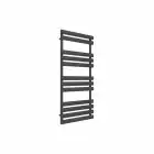 Alt Tag Template: Buy Reina Arbori Steel Anthracite Designer Towel Radiator 1130mm H x 500mm W - Electric Only - Thermostatic by Reina for only £245.82 in Towel Rails, Designer Heated Towel Rails, Anthracite Designer Heated Towel Rails at Main Website Store, Main Website. Shop Now