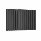 Alt Tag Template: Buy Reina Neva Steel Anthracite Horizontal Designer Radiator 550mm H x 826mm W Double Panel Central Heating by Reina for only £253.99 in Radiators, View All Radiators, Reina, Designer Radiators, Horizontal Designer Radiators, Reina Designer Radiators, Anthracite Horizontal Designer Radiators at Main Website Store, Main Website. Shop Now
