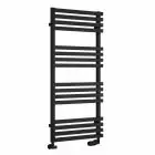 Alt Tag Template: Buy Reina Kale Black Steel Straight Designer Heated Towel Rail 1126mm H x 500mm W, Electric Only - Standard by Reina for only £278.32 in Towel Rails, Reina, Designer Heated Towel Rails, Electric Heated Towel Rails, Electric Standard Designer Towel Rails, Black Designer Heated Towel Rails, Reina Heated Towel Rails at Main Website Store, Main Website. Shop Now