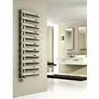 Alt Tag Template: Buy Reina Cavo Polished Stainless Steel Designer Heated Towel Rail 880mm H x 500mm W Central Heating by Reina for only £293.14 in Autumn Sale, January Sale at Main Website Store, Main Website. Shop Now