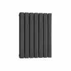 Alt Tag Template: Buy Reina Neva Steel Anthracite Horizontal Designer Radiator 550mm H x 413mm W Double Panel Electric Only - Thermostatic by Reina for only £236.69 in Shop By Brand, Radiators, Electric Radiators, Reina, Electric Thermostatic Radiators, Electric Thermostatic Horizontal Radiators at Main Website Store, Main Website. Shop Now