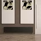 Alt Tag Template: Buy Carisa Tallis XL Aluminium Horizontal Designer Radiator 350mm x 1800mm Single Panel - Textured Black by Carisa for only £337.89 in Radiators, Aluminium Radiators, Carisa Designer Radiators, Designer Radiators, Horizontal Designer Radiators at Main Website Store, Main Website. Shop Now