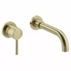 Alt Tag Template: Buy Kartell TAP144OT K-Vit Brassware Ottone Wall Mounted Basin Mixer, Brushed Brass by Kartell for only £108.86 in Accessories, Taps & Wastes, Kartell UK, Basin Taps, Kartell UK Taps, Basin Mixers Taps at Main Website Store, Main Website. Shop Now