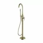 Alt Tag Template: Buy Kartell TAP145OT K-Vit Brassware Ottone Freestanding Bath Shower Mixer, Brushed Brass by Kartell for only £248.86 in Taps & Wastes, Kartell UK, Bath Taps, Kartell UK Taps, Bath Shower Mixers at Main Website Store, Main Website. Shop Now
