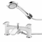 Alt Tag Template: Buy Kartell TAP263VE K-Vit Brassware Verve Bath Shower Mixer Tap - Chrome by Kartell for only £104.20 in Accessories, Taps & Wastes, Kartell UK, Bath Taps, Kartell UK Taps, Kartell UK Bathrooms, Bath Shower Mixers at Main Website Store, Main Website. Shop Now