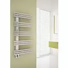 Alt Tag Template: Buy Carisa Alias Brushed Stainless Steel Designer Heated Towel Rail 1000mm x 500mm Dual Fuel - Thermostatic by Carisa for only £711.63 in Carisa Designer Radiators, Dual Fuel Thermostatic Towel Rails at Main Website Store, Main Website. Shop Now