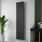 Alt Tag Template: Buy Eucotherm Delta Aluminium Vertical Designer Radiator 1800mm H x 555mm W, Textured Anthracite by Eucotherm for only £472.11 in Shop By Brand, Radiators, Aluminium Radiators, Eucotherm, View All Radiators, Designer Radiators, Eucotherm Radiators, Vertical Designer Radiators, Aluminium Vertical Designer Radiator at Main Website Store, Main Website. Shop Now