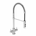 Alt Tag Template: Buy Reginox Titania Flexi Spray Pull Out Duel Lever Spout Kitchen Mixer Tap, Chrome by Reginox for only £83.07 in Shop By Brand, Kitchen, Kitchen Taps, Reginox, Reginox Kitchen Taps, Kitchen Deck Mixer Taps at Main Website Store, Main Website. Shop Now