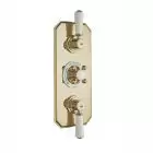 Alt Tag Template: Buy BC Designs Victrion Triple Thermostatic 2-Way Concealed Brass Lever Shower Valve, Gold by BC Designs for only £521.34 in Showers, Shop By Brand, Accessories, Shower Accessories, BC Designs, Shower Valves, Shower Rail Kit & Bar Valve Fixing Kit, Concealed Shower Valves, BC Designs Showers, Showers Heads, Rail Kits & Accessories at Main Website Store, Main Website. Shop Now
