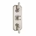 Alt Tag Template: Buy BC Designs Victrion Triple Thermostatic 2-Way Concealed Brass Lever Shower Valve, Nickel by BC Designs for only £521.34 in Showers, Shop By Brand, Accessories, Shower Accessories, BC Designs, Shower Valves, Shower Rail Kit & Bar Valve Fixing Kit, Concealed Shower Valves, BC Designs Showers, Showers Heads, Rail Kits & Accessories at Main Website Store, Main Website. Shop Now