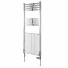 Alt Tag Template: Buy Reina York Vertical Chrome/White Aluminium Traditional Towel Rail Radiator 1200mm H x 485mm W, Electric Only - Standard by Reina for only £657.76 in Shop By Brand, Towel Rails, Reina, Traditional Heated Towel Rails, Floor Standing Traditional Heated Towel Rails, Reina Heated Towel Rails at Main Website Store, Main Website. Shop Now